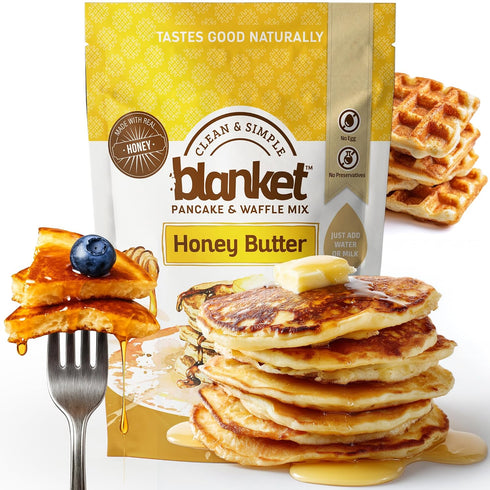 Blanket Pancakes and Waffle Mix Honey Butter Pancake Mix Just Add Water,