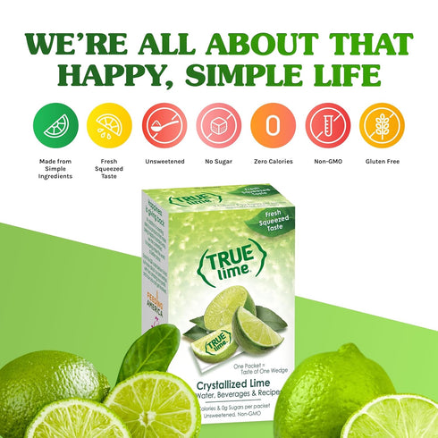 500ct (Pack 1) 0 Packets Packets True Lime of - Water Enhancer - Bulk Dispenser - Calorie Drink Mix For Water - Sugar