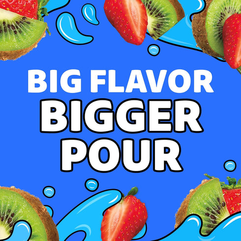 64 oz Capri Sun Strawberry Kiwi Flavored Juice Drink Blend from concentrate with other natural flavors, Bottle