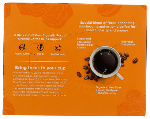 24 Count Four Sigmatic, Coffee Pods Think Organic