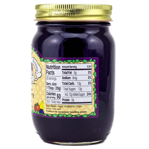 18 (Pack 2) Amish Wedding Blueberry Jam Ounces
