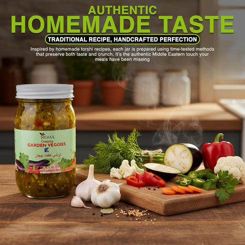 16oz, 8.4oz 6oz Set HOMA Legacy Box Kashk, Qurut & Garden Veggies Pomegranate Vinegar & Saffron Spray Premium Middle