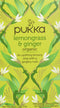 PUKKA Organic Ginger Lemongrass Tea, 20 CT