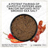 4 oz Bacon Chipotle Smoked Sea Salt with Bacon Premium Smoked Salt with Smoky & Spicy Flavor for Finishing & Grilling
