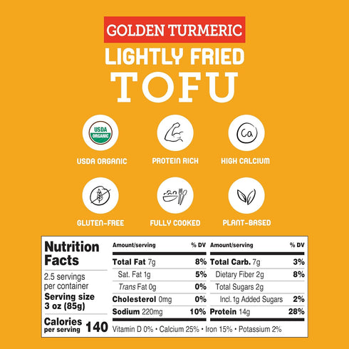 Hodo Golden Turmeric Lightly Fried Tofu