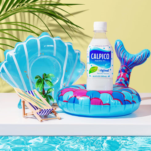 16.9 oz (Pack 6) CALPICO Smooth, Creamy & Refreshing Non-Carbonated Beverage, Sweet and Tangy, Japanese Lactic Acid