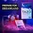 96 (16ct Pack 6) TAZO Organic DREAM Herbal Tea Bags, Caffeine-Free Bedtime Tea, Relaxing Chamomile and Lavender Blend