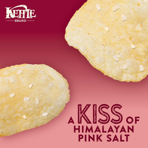 6.5 Oz Kettle Brand Potato Chips, Air Fried Himalayan Salt Kettle Chips, Bag