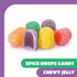 2 Pack Spice Drops Candy - Pound Bulk - Jelly Drops - Gum Drops Candy for Buffets & Holidays - Chewy Spiced Treat