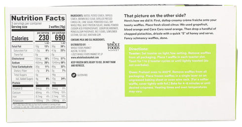 365 by Whole Foods Market 8 , Gluten Free Waffles, Ounce