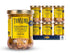 Pack 6 Tonnino Yellowfin Tuna Fish Lemon Pepper in Olive Oil of Alternative to Salmon Protein Snacks Ready to Eat Meals