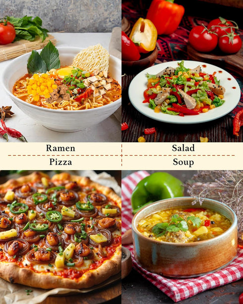 Nahasahr 17oz Pack 11 35 Dried Ramen Toppings Bulk - Ingredients Dehydrated Vegetable Mix for Ramen, Soup & Fried Rice