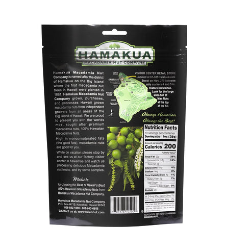 (10 oz Hamakua Macadamia Nuts - Unsalted Hawaiian Grown Dry Roasted Half and Whole Macadamias without Salt - Natural