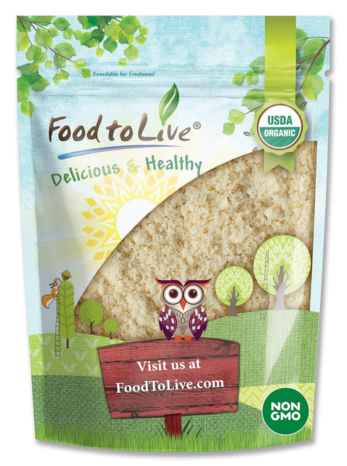 Food to Live Organic Cashew Flour, 3 Pounds - Non-GMO, Finely Ground