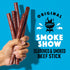 (Pack 12) 1 oz 9 Lorissa's Kitchen Smoke Show Seasoned & Smoked Beef Sticks - of Meat Sticks - Ready to Eat Protein