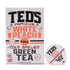 Pack 12 Ted's Tea by Java House - Single Serve Liquid Concentrate Pods - Peel and Pour - White Peach Green Tea