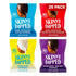 SkinnyDipped Snack Attack Minis Almond Variety Pack, Healthy Snack, Plant Protein, Gluten