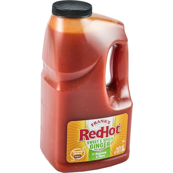 Frank's RedHot Sweet and Spicy Ginger Hot Sauce, 1/2 Gallon Jug -