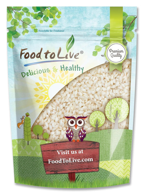 Food to Live Italian Arborio Rice, 1 Pound Short Grain White Rice,