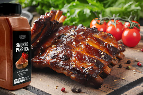 Fresh Finest Smoked Paprika, 14.10 oz, Premium Powder for Cooking, Meat Rubs, Marinades
