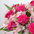 Benchmark Bouquets - Charming Roses & Alstroemeria (Glass Vase Included) - Fresh Flowers for Delivery - Gift