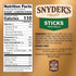 16 Oz Snyder's of Hanover Sticks Pretzels