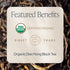 4 14+ Rishi Tea Golden Yunnan Black Tea - Organic, Loose Leaf Tea, Smooth & Rich Ancient Chinese Tea, Energizing