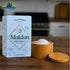 NORTHWARD SPIRIT Set 8.5 Oz Bamboo Salt Box Cellar Canister Gift With Maldon Sea Salt Flakes Box - Great For Salts