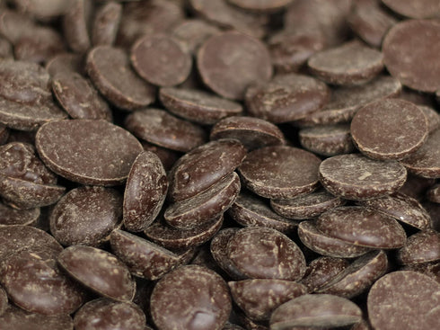 1 Lb Real Chocolate Discs by Its Delish, Bag | Pure Semi Sweet Dark Chocolate Meltables For Baking & Confectionery