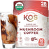KOS Mushroom Coffee - USDA Certified Organic - Dark Chocolate Mocha Flavor