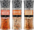 Set 3, 5.2oz(146g), Set, Set, Soeos Spice Seasoning of With Integrated Grinders, Salt and Pepper Grinder Pure and Fresh