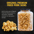 Generic (2) 16oz Original Fried Pork Rinds, Resealable Jar Crunchy Premium Chicharrones High Protein Low Carb