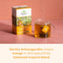18 3 Pack ORGANIC INDIA Calming Tulsi Ashwagandha Herbal Tea - Holy Basil Tea with Ashwagandha Root, Supports Restful