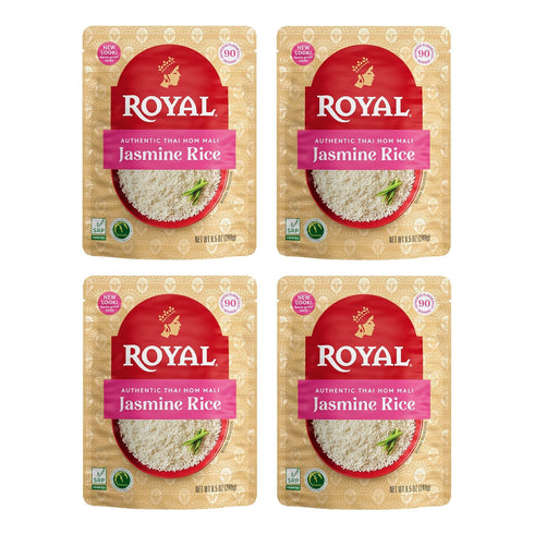 Royal Authentic Thai Hom Mali Jasmine Rice - Microwave Rice Dinner Side