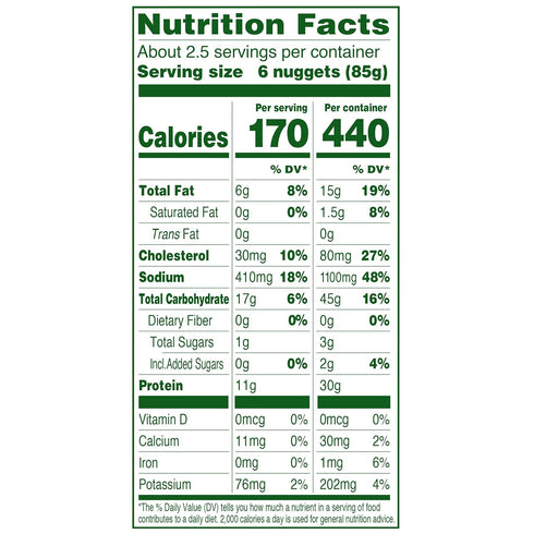Applegate 8oz (Frozen) , Organic Chicken Nuggets
