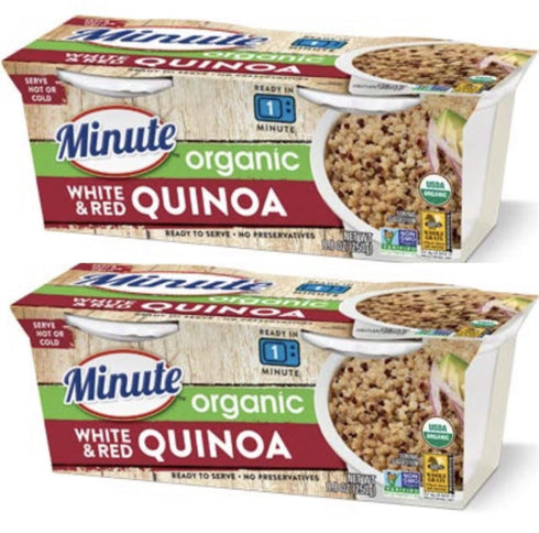 Minute Ready to Serve White & Red Quinoa Rice, 2-4.4 oz cups