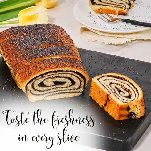 16 oz (2 Pack) Poppy Seed Cake | Traditional Hungarian Food | Scrumptious & Delicious | Yeast Cake with Poppy Seed