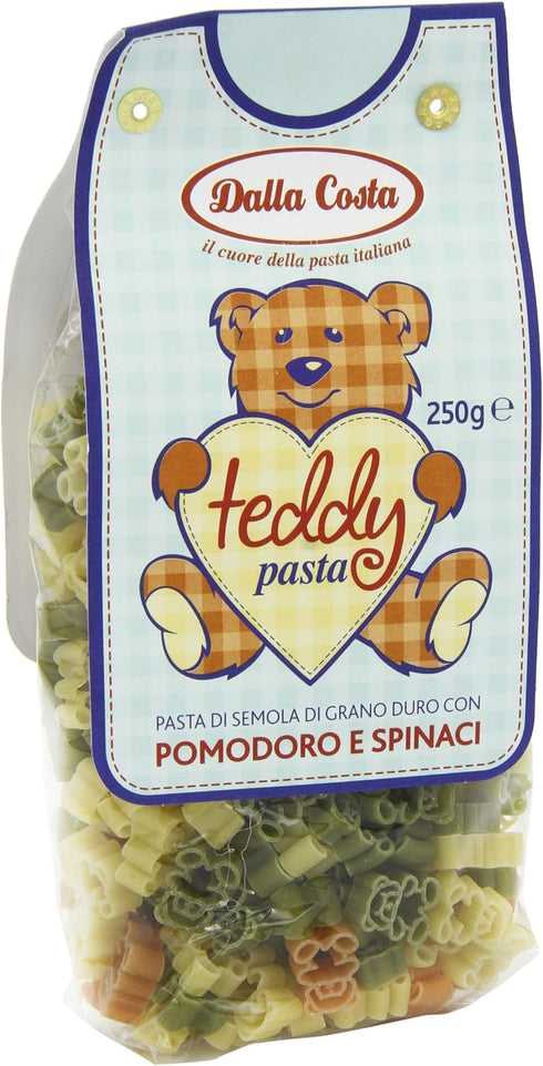 Dalla Costa 250 (Pack 6) Teddy Bear Shapes Pasta g