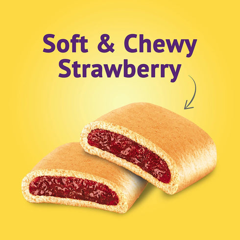 Fig Newtons 12 10 oz Packs Newtons Soft & Fruit Chewy Strawberry Cookies, (Strawberry Bars)