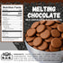 1 lb Milk Chocolate Melting Wafers Bulk for Dipping Strawberries Candy Making Molding Coating Baking Fondue Chocolate