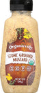 Organicville Stone Ground Mustard - Organic Mustard, 0g Added Sugar, Mustard Stone