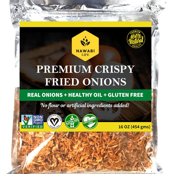 Crispy Fried Onions | 100% Natural (Non-GMO) | Gluten Free | KETO