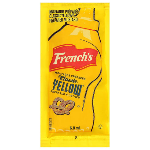 French's Packets, 7 (200 count) Classic Yellow Mustard g