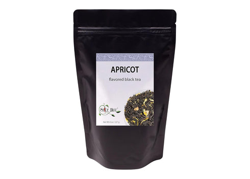 Apricot Tea, Loose Leaf Flavored Black Tea - Caffeinated Superfruit | The Spice Hut, 8oz Bulk, 80-100 Cups