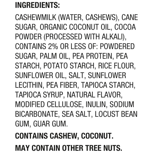 SO DELICIOUS Frozen 1 Dairy Free Cashew Milk Dessert, Chocolate Cookies N Cream, Vegan, Non-GMO Project Verified, Pint