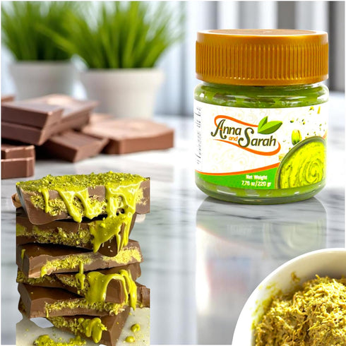 Set 7.75 oz (220 9 PACK, Pistachio Butter Spreadable Cream with Kataifi (Kadayif) gr), Ready for Filling, in Glass Jar