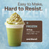 51mg Frozen (3.5 lb 30 Caf Essentials Matcha Green Tea Latte Frappe Mix No Artificial Colors, Flavors, or Sweeteners