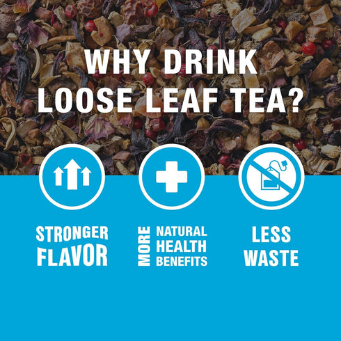 25 2.2 Tiesta Tea - Ginger Sweet Peach, Loose Leaf, Spicy Peach Herbal Tea, Non-Caffeinated Tranquility Blend, Bulk