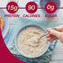 Packed 7 Count ProtiDIET High Protein Maple Brown Sugar Oatmeal - Sugar free Instant Oatmeal for a Healthy