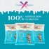 Frozen 3 lb. Xplosion Original Frappe & Smoothie Powder Mix Base, - Make Your Own Frappuccinos, Granitas, Soft Serve